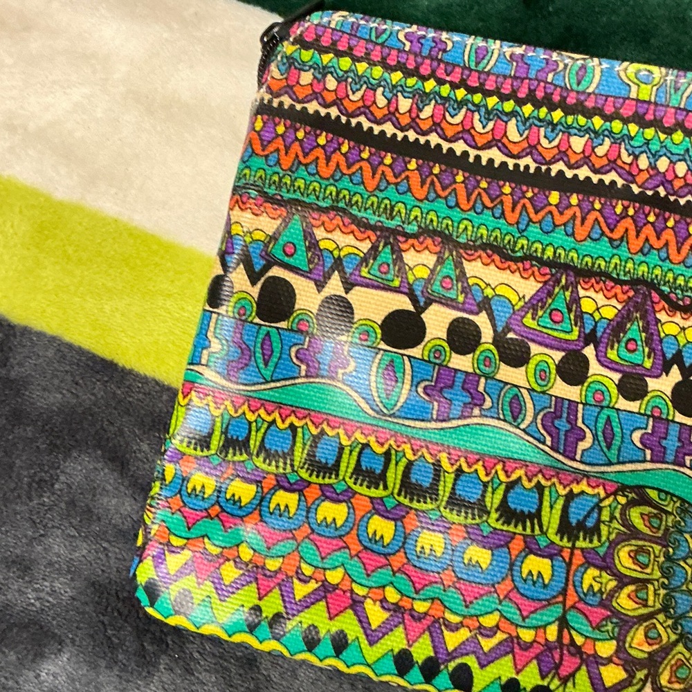 Sakroots Multicolor Patterned Cosmetic Pouch - image 6